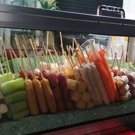 หมูกะทะย่างเนยพร้อมทาน(ร้านFruit juice)