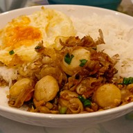 เมนูของร้าน กินมันข้าวผัดปู