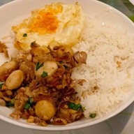 เมนูของร้าน กินมันข้าวผัดปู