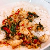 เมนูของร้าน กินมันข้าวผัดปู