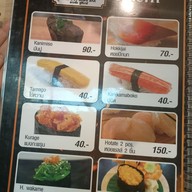 เมนู Yaosan sushibar ตึก SV.city พระราม3