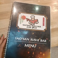 เมนู Yaosan sushibar ตึก SV.city พระราม3