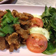 เมนูของร้าน ร้านข้าวต้มเจ้าสัวแก่งกระจาน