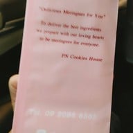 เมนูของร้าน PN Cookies House 5th Floor Siam Squre One