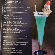 เมนู Blue Elephant Cooking School and Restaurant สาทรใต้