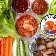 แซลมอนดอง ทะเลดองพัทยา 한국 음식