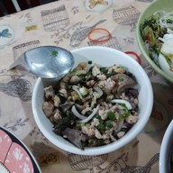เมนูของร้าน แซ่บนัว คุณตุ๊ ส้มตำอุบลฯ ตลาดเมืองทอง(ติดร้านข้าวต้มซุ่ยฮ้อ)