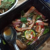 เมนูของร้าน แซ่บนัว คุณตุ๊ ส้มตำอุบลฯ ตลาดเมืองทอง(ติดร้านข้าวต้มซุ่ยฮ้อ)