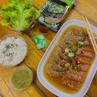 เมนูของร้าน ฉอยปูม้านึ่ง