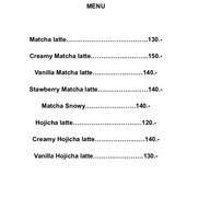 เมนู JAY J TEA MATCHA & CHOUX