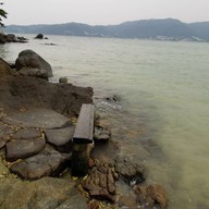 บรรยากาศ Blue Harbour Coffee at Tri - Trang Beach