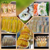 แซนวิซ& เปียกปูนใบเตยกะทิสด