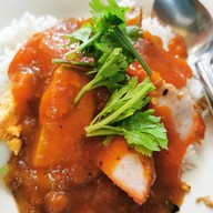 เมนูของร้าน ข้าวหมูแดงเรือเมล์