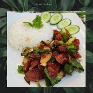 ยำไก่แซ่บน้องนา HaLaL(ฮาลาล) ตลาดราษฎร์พัฒนาพูลทรัพย์