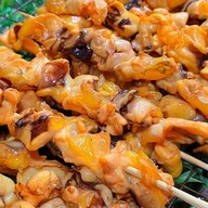 หมูปิ้งโบราณ-ครัวในบ้าน .