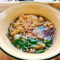 เมนูของร้าน เตี๋ยวต้มยำตำลึงหรอยแสบวาน