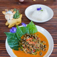 เมนูของร้าน อยากยำคาเฟ่ กาญจนบุรี