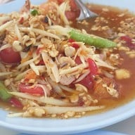 เมนูของร้าน แว้ส้มตำ