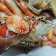 ปลาหมึกย่าง / หมึกย่าง / กุ้งเผา พระเจ้าจอร์จ
