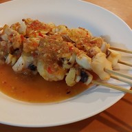 ปลาหมึกย่าง / หมึกย่าง / กุ้งเผา พระเจ้าจอร์จ