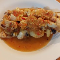 ปลาหมึกย่าง / หมึกย่าง / กุ้งเผา พระเจ้าจอร์จ