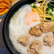 โจ๊กหมู เฮง เฮง (ข้าวขาหมู&ข้าวหมูแดงกรอบ) พระโขนง