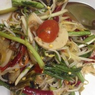 เมนูของร้าน ต้มตำยำย่าง..(ขนนไทยโบราณ)#ปุ้ยกะอั๋น# หน้าวัดบางพึ่ง