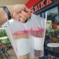 เมนูของร้าน Rabika Coffee ปั๊มเอสโซ่สาขาเพชรเกษม 108