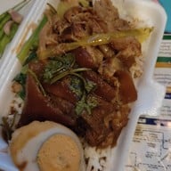 เมนูของร้าน ขาหมูรัชดา แยกสุทธิสาร รอบกลางวัน