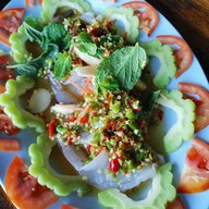 เมนูของร้าน กุ๊กมันทะเล