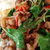 อาหารตามสั่ง อาหารป่า (ป้านก)