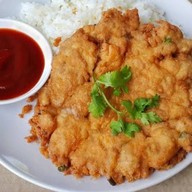 ไข่เจียวกะทะแตก เลือกเครื่องตามใจชอบ (วัดคานหาม)