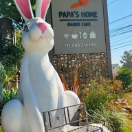 หน้าร้าน Papa'home Rabbit Cafè