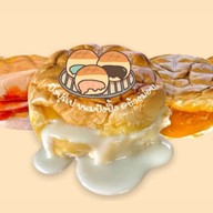 ปังต้าวก้อน  ขนมปังปิ้ง - ปังเย็นแก้วใหญ่ ช้างม่อย