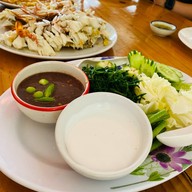 เมนูของร้าน ถาวรซีฟู้ด สมุทรสงคราม