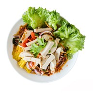 เมนูของร้าน ครัวลับท้ายซอย 11 : ก๋วยเตี๋ยว ตามสั่ง กาแฟสด น้ำแข็งใส -