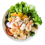 เมนูของร้าน ครัวลับท้ายซอย 11 : ก๋วยเตี๋ยว ตามสั่ง กาแฟสด น้ำแข็งใส -