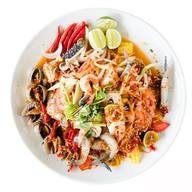 เมนูของร้าน ครัวลับท้ายซอย 11 : ก๋วยเตี๋ยว ตามสั่ง กาแฟสด น้ำแข็งใส -