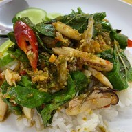 เมนูของร้าน กะเพราปู นายวิชัย