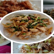 ผัดกระเพราอิ่มอร่อย🥂หอยทอด🍓หมูกรอบ🥃