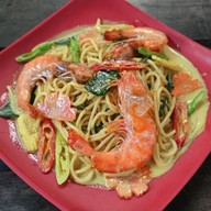 อาหารตามสั่ง สปาเก็ตตี้ by กะลาลู