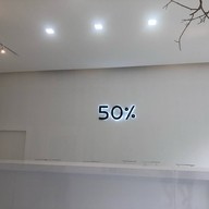 50% Fifty Percent