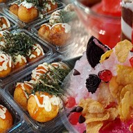 ทาโกะยากิ ลายพราง × น้ำแข็งใสโบราณ สาขาเนวาด้าสกลนคร สาขา 7 (หลังเนวาด้า)