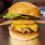 June's Burger  Homemade