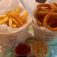 June's Burger  Homemade