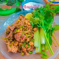 ข้าวหมูทอดปลาร้าวะวะว้าววววว ตลาดโรงสี