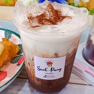 Sant'-Pang :กาแฟ ครัวซองต์ พิซซ่า น้ำผลไม้สกัดเย็น แฮปปี้แลนด์
