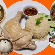 ข้าวมันไก่ยกน่อง+ เตี๋ยวไก่มะระ