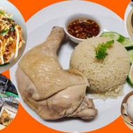 ข้าวมันไก่ยกน่อง+ เตี๋ยวไก่มะระ