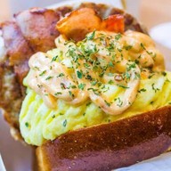 EGG CLUB ~ PIZZA ~ แซนวิชสไตล์เกาหลี บางบัวทอง